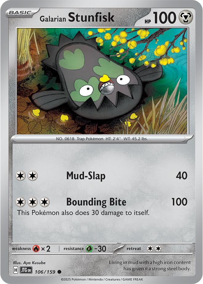 Galarian Stunfisk (106/159) [Scarlet & Violet: Journey Together] | Gamers Paradise