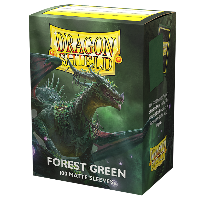 Dragon Shield: Standard 100ct Sleeves - Forest Green (Matte) | Gamers Paradise