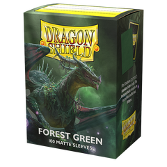 Dragon Shield: Standard 100ct Sleeves - Forest Green (Matte) | Gamers Paradise