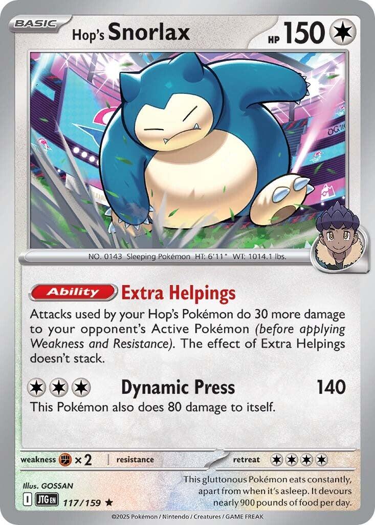Hop's Snorlax (117/159) [Scarlet & Violet: Journey Together] | Gamers Paradise