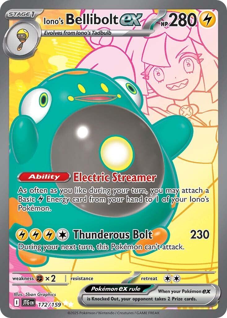 Iono's Bellibolt ex (172/159) [Scarlet & Violet: Journey Together] | Gamers Paradise