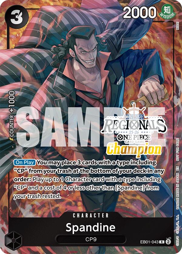 Spandine (Offline Regional Champion Card Set 2025 Vol.1) [One Piece Promotion Cards] | Gamers Paradise