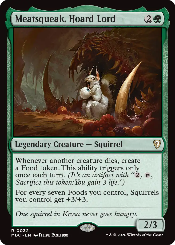 Meatsqueak, Hoard Lord [Mystery Booster: Commander Edition] | Gamers Paradise