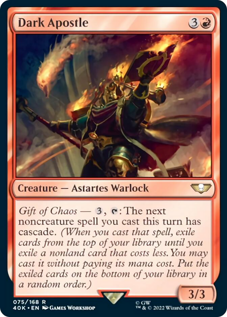 Dark Apostle (Surge Foil) [Warhammer 40,000] | Gamers Paradise