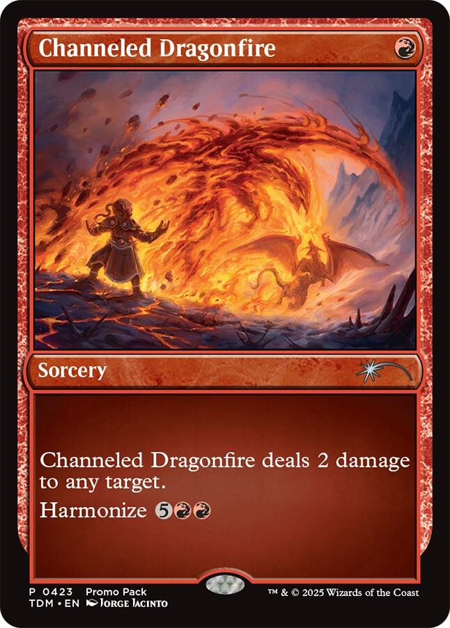 Channeled Dragonfire [Tarkir: Dragonstorm Promos] | Gamers Paradise
