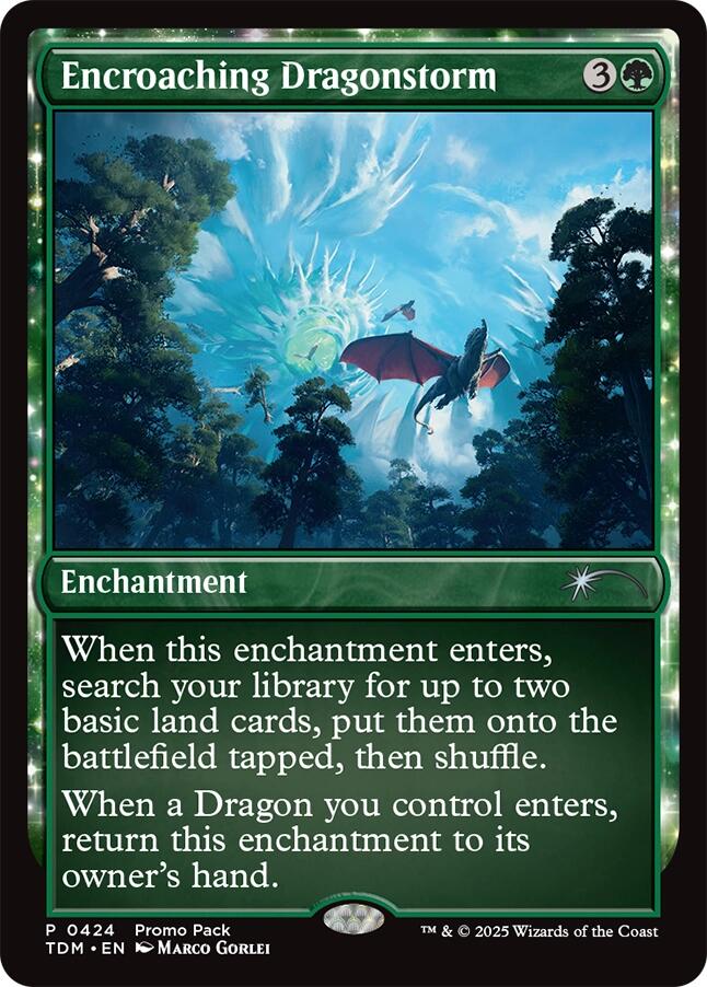 Encroaching Dragonstorm [Tarkir: Dragonstorm Promos] | Gamers Paradise
