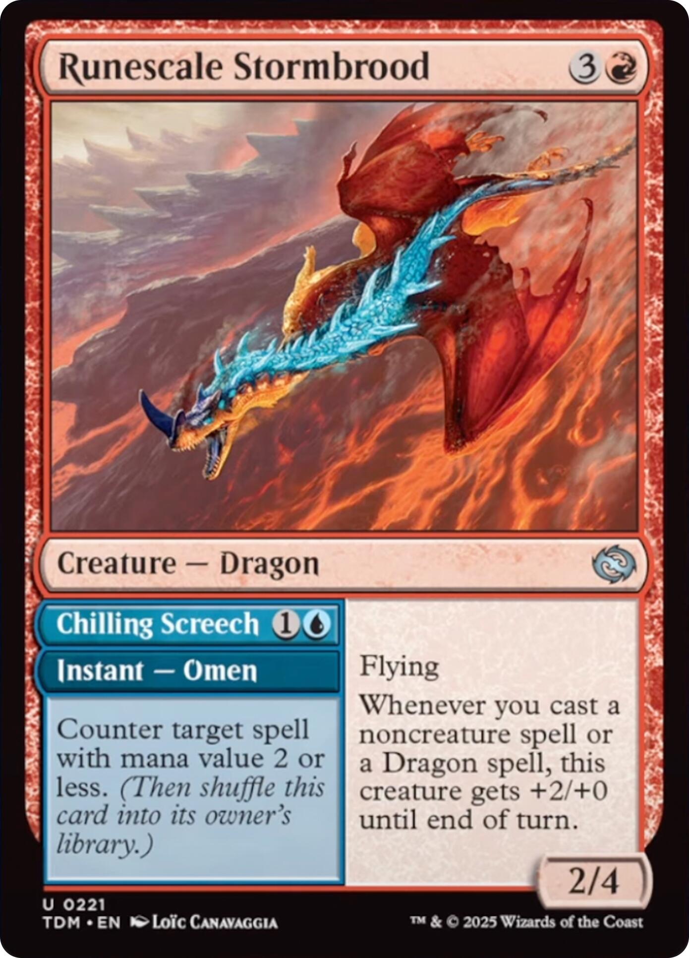 Runescale Stormbrood [Tarkir: Dragonstorm] | Gamers Paradise