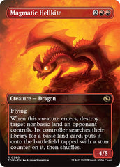 Magmatic Hellkite (Borderless) [Tarkir: Dragonstorm] | Gamers Paradise