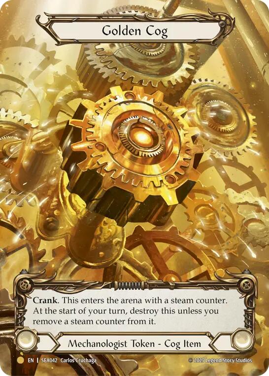 Golden Cog (Marvel) [SEA042] (High Seas)  Rainbow Foil | Gamers Paradise