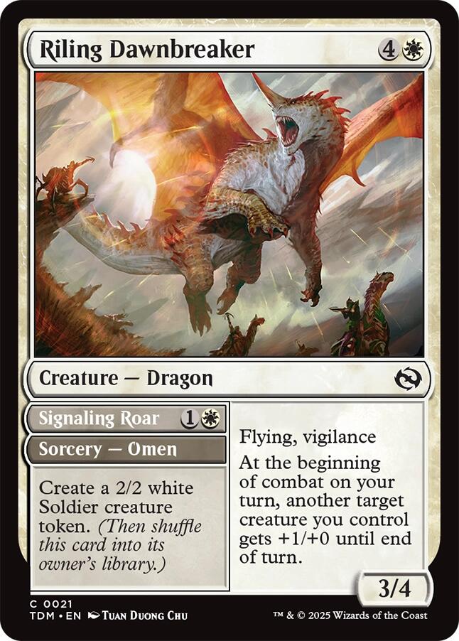 Riling Dawnbreaker [Tarkir: Dragonstorm] | Gamers Paradise