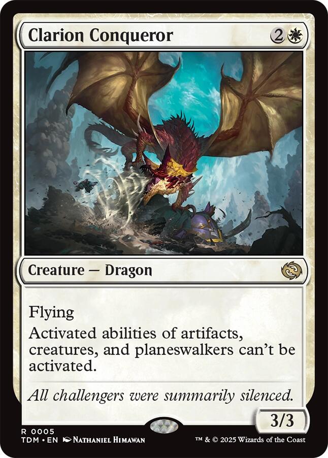 Clarion Conqueror [Tarkir: Dragonstorm] | Gamers Paradise