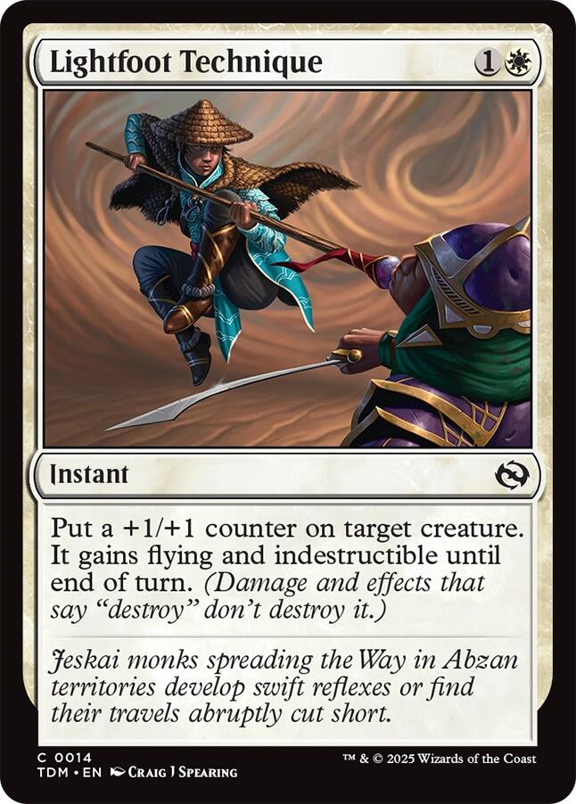 Lightfoot Technique [Tarkir: Dragonstorm] | Gamers Paradise