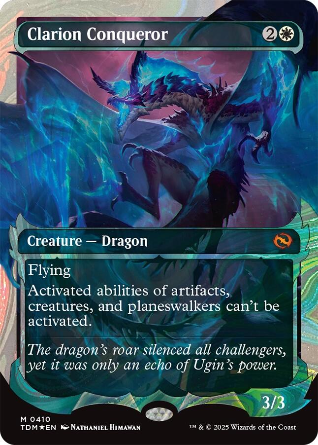 Clarion Conqueror (Showcase) (Halo Foil) [Tarkir: Dragonstorm] | Gamers Paradise