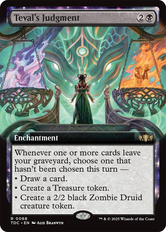 Teval's Judgment (Extended Art) [Tarkir: Dragonstorm Commander] | Gamers Paradise