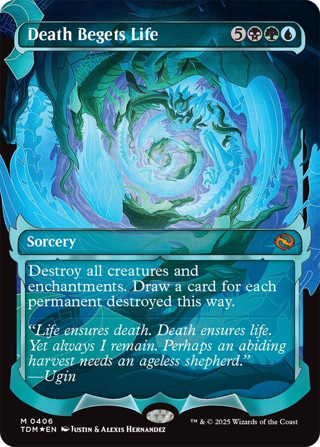 Death Begets Life (Showcase) [Tarkir: Dragonstorm] | Gamers Paradise