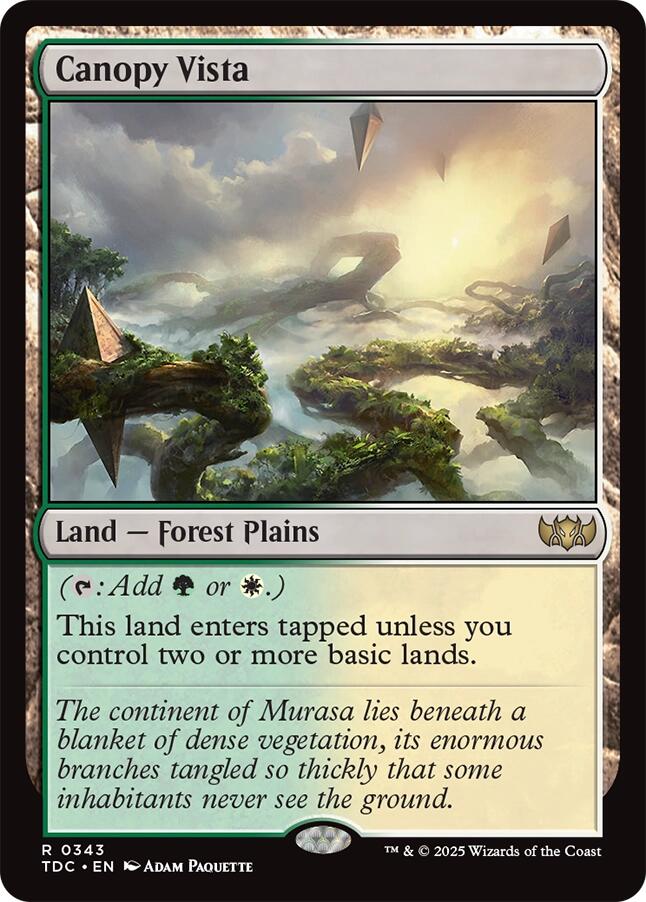 Canopy Vista [Tarkir: Dragonstorm Commander] | Gamers Paradise