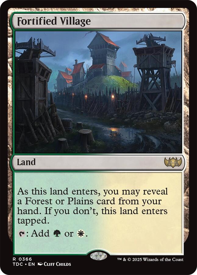 Fortified Village [Tarkir: Dragonstorm Commander] | Gamers Paradise