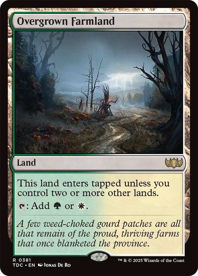 Overgrown Farmland [Tarkir: Dragonstorm Commander] | Gamers Paradise