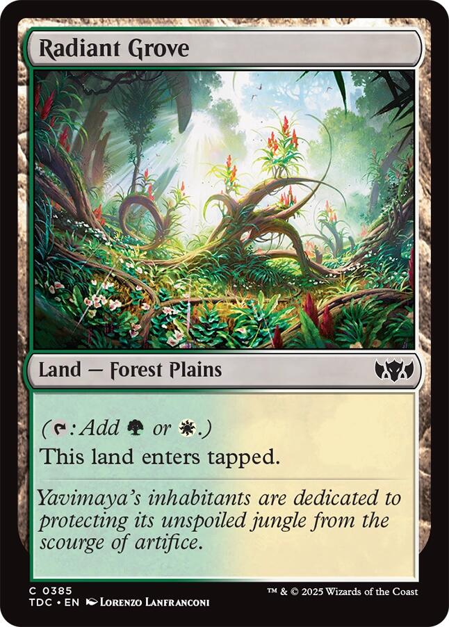 Radiant Grove [Tarkir: Dragonstorm Commander] | Gamers Paradise