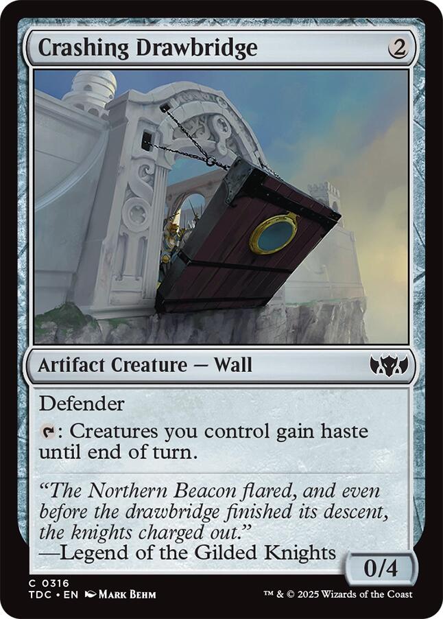 Crashing Drawbridge [Tarkir: Dragonstorm Commander] | Gamers Paradise