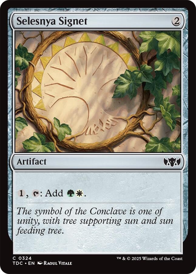 Selesnya Signet [Tarkir: Dragonstorm Commander] | Gamers Paradise