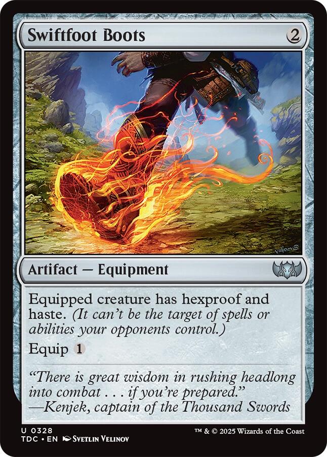 Swiftfoot Boots [Tarkir: Dragonstorm Commander] | Gamers Paradise