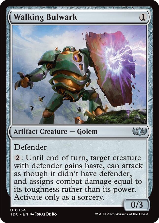 Walking Bulwark [Tarkir: Dragonstorm Commander] | Gamers Paradise