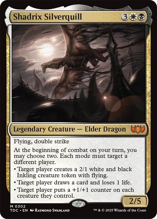 Shadrix Silverquill [Tarkir: Dragonstorm Commander] | Gamers Paradise