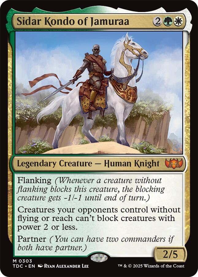 Sidar Kondo of Jamuraa [Tarkir: Dragonstorm Commander] | Gamers Paradise