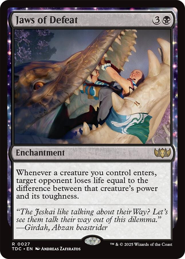 Jaws of Defeat [Tarkir: Dragonstorm Commander] | Gamers Paradise