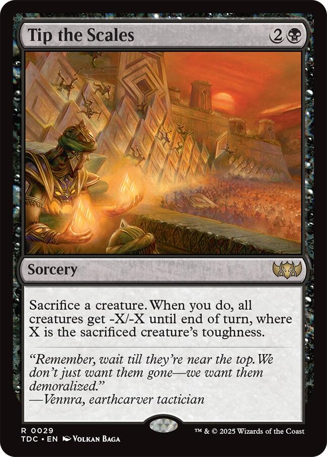 Tip the Scales [Tarkir: Dragonstorm Commander] | Gamers Paradise