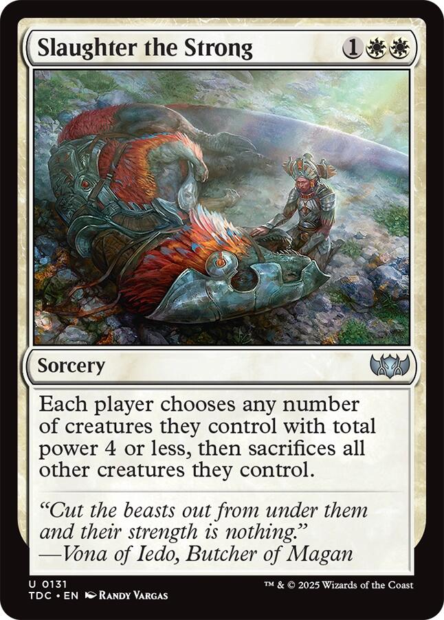 Slaughter the Strong [Tarkir: Dragonstorm Commander] | Gamers Paradise