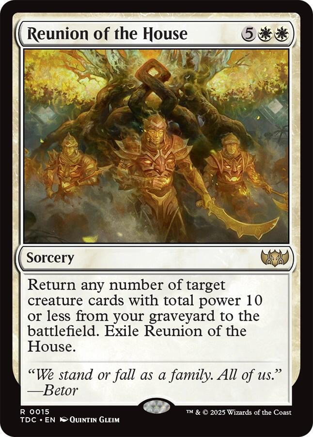 Reunion of the House [Tarkir: Dragonstorm Commander] | Gamers Paradise