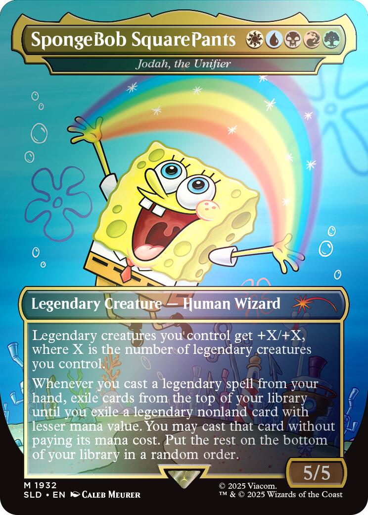 SpongeBob SquarePants - Jodah, the Unifier (Rainbow Foil) [Secret Lair Drop Series] | Gamers Paradise