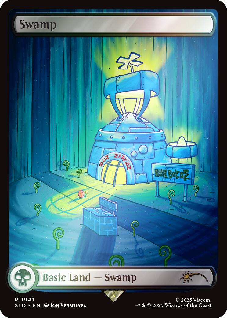 Swamp (1941) (Rainbow Foil) [Secret Lair Drop Series] | Gamers Paradise