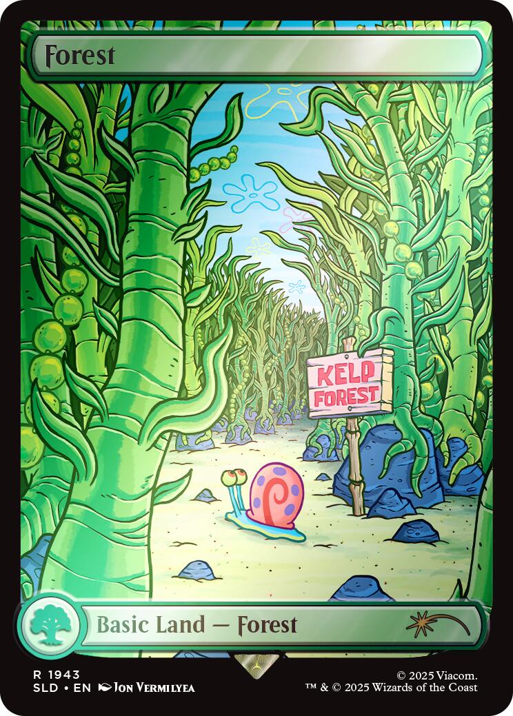 Forest (1943) (Rainbow Foil) [Secret Lair Drop Series] | Gamers Paradise