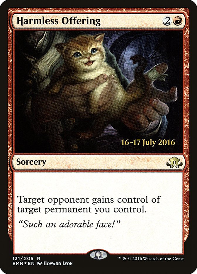 Harmless Offering [Eldritch Moon Prerelease Promos] | Gamers Paradise