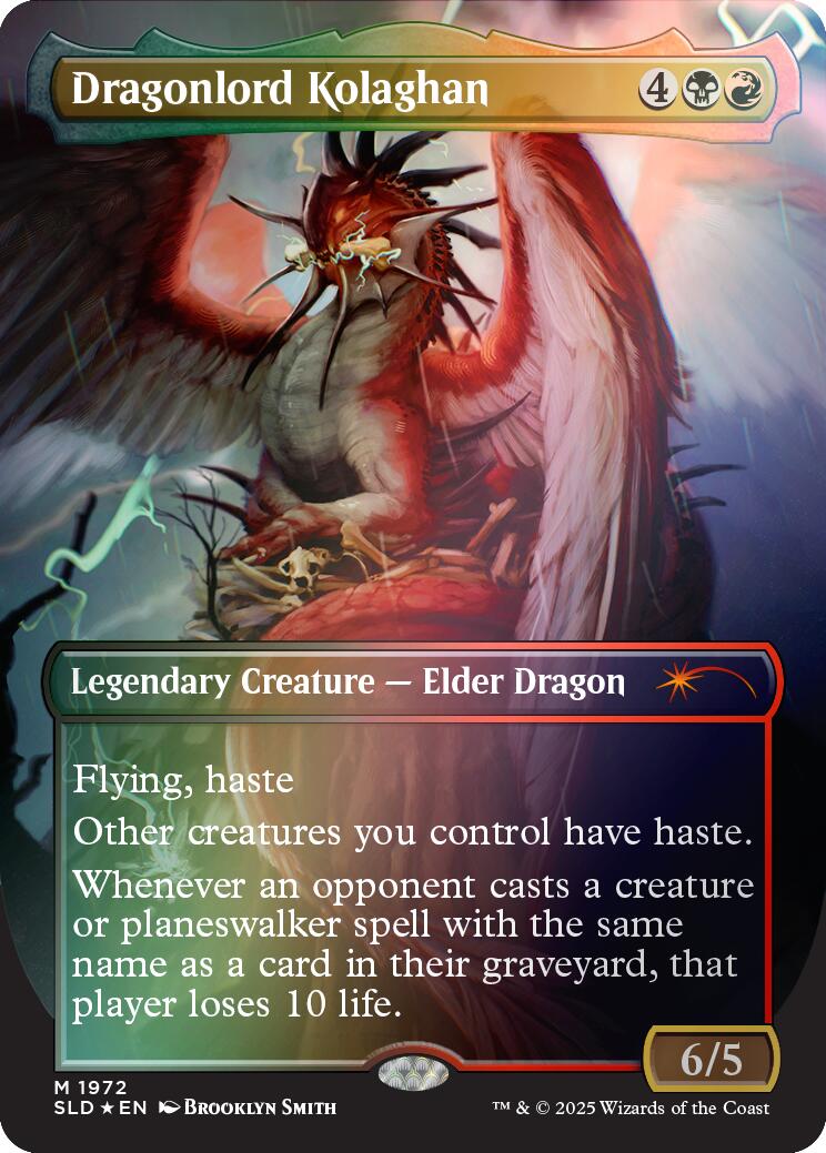 Dragonlord Kolaghan (1972) (Rainbow Foil) [Secret Lair Drop Series] | Gamers Paradise