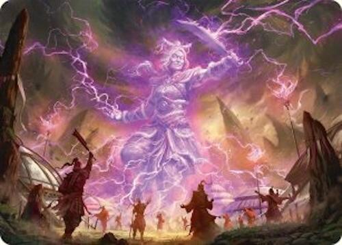 Smile at Death Art Card (4/54) [Tarkir: Dragonstorm Art Series] | Gamers Paradise