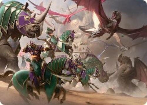 United Battlefront Art Card (5/54) [Tarkir: Dragonstorm Art Series] | Gamers Paradise