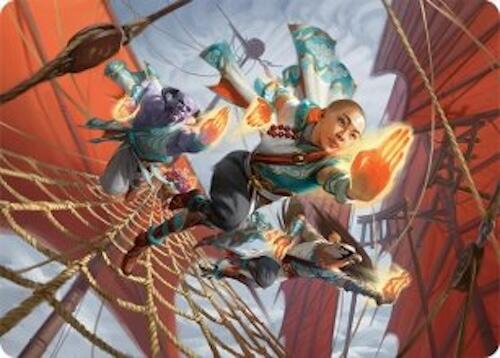 Aligned Heart Art Card (52/54) [Tarkir: Dragonstorm Art Series] | Gamers Paradise