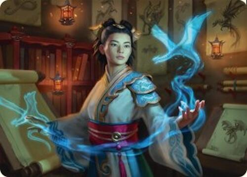 Dragonologist Art Card (6/54) [Tarkir: Dragonstorm Art Series] | Gamers Paradise
