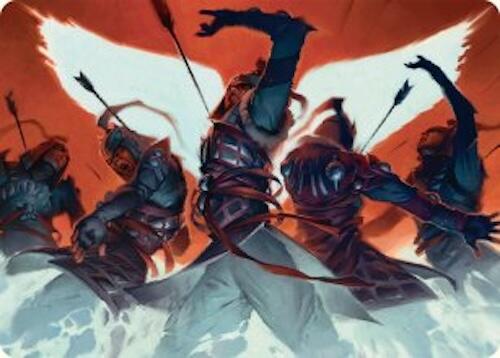 Desperate Measures Art Card (11/54) [Tarkir: Dragonstorm Art Series] | Gamers Paradise