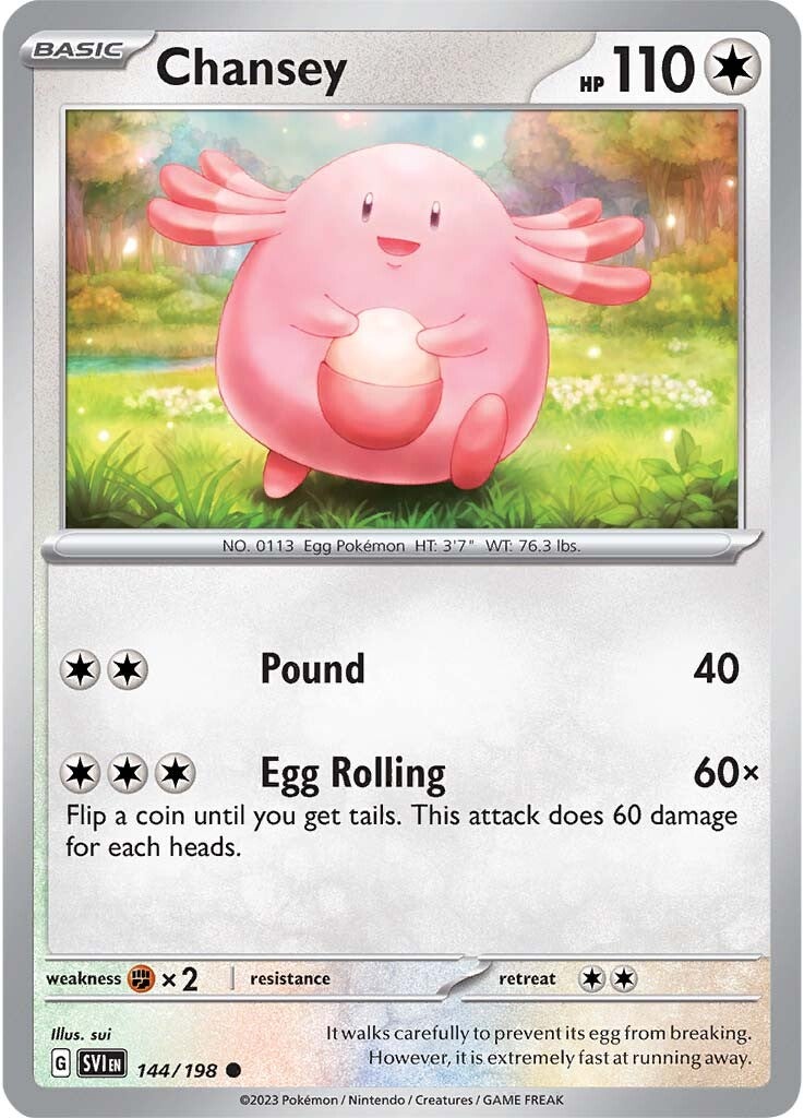 Chansey (144/198) [Scarlet & Violet: Base Set] | Gamers Paradise