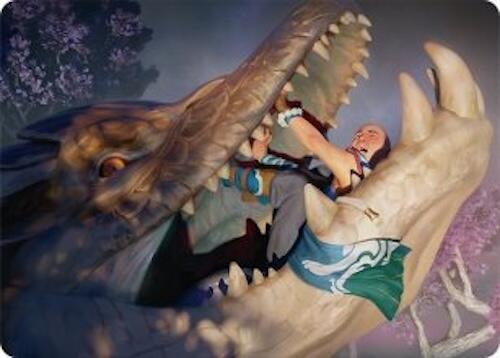 Jaws of Defeat Art Card (53/54) [Tarkir: Dragonstorm Art Series] | Gamers Paradise
