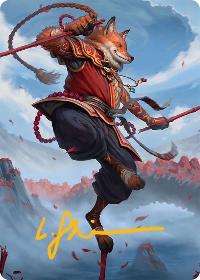 Equilibrium Adept Art Card (16/54) (Gold-Stamped Signature) [Tarkir: Dragonstorm Art Series] | Gamers Paradise
