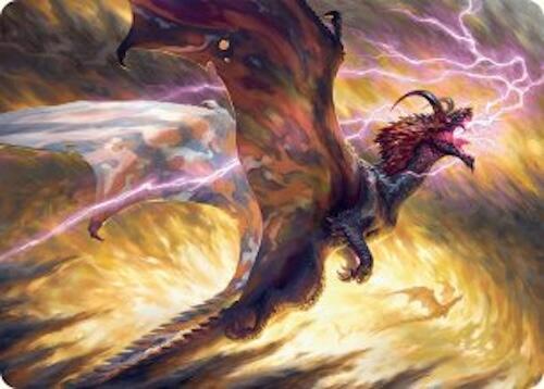 Stormscale Scion Art Card (17/54) [Tarkir: Dragonstorm Art Series] | Gamers Paradise