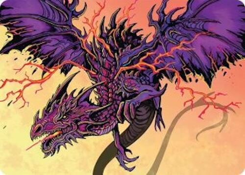 Stormshriek Feral Art Card (35/54) [Tarkir: Dragonstorm Art Series] | Gamers Paradise