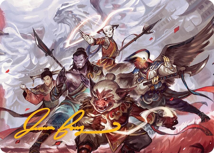 Will of the Jeskai Art Card (54/54) (Gold-Stamped Signature) [Tarkir: Dragonstorm Art Series] | Gamers Paradise