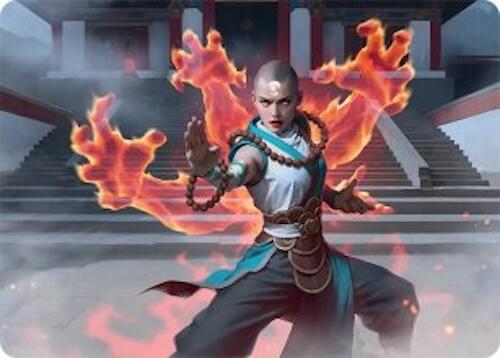 Flamehold Grappler Art Card (24/54) [Tarkir: Dragonstorm Art Series] | Gamers Paradise